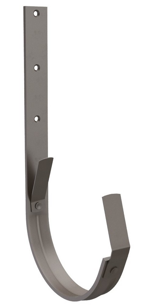 Hák žlabový dlouhý DEKRAIN ROBUST 250 RAL 8014 Testa di Moro