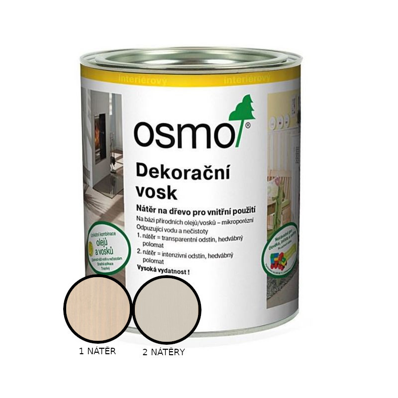 Vosk dekorační Osmo 3181 intenzivní křemen 2,5 l