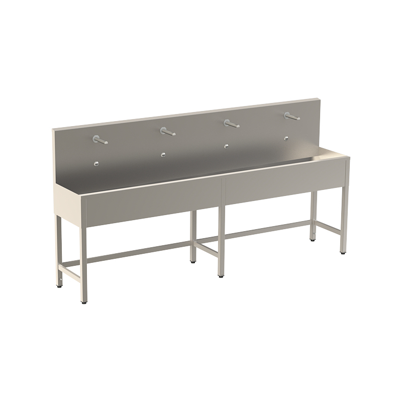 Žlab nerezový Sanela SLUN 52E, délka 2500 mm
