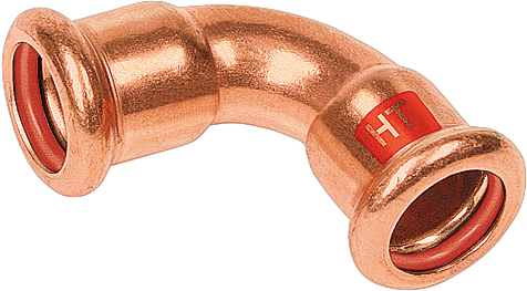 Oblouk 90° Sanha PRESS SOLAR Cu 18 FF 12002A