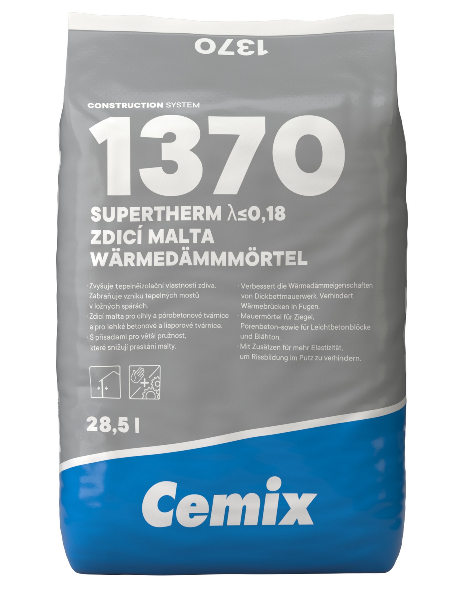 Malta zdicí Cemix 1370 SUPERTHERM 28,5 l