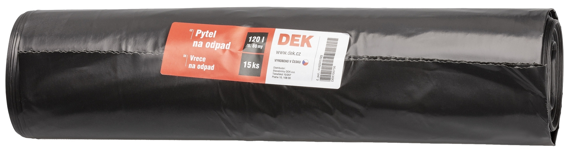 Pytle na odpad 80 µm 15 ks