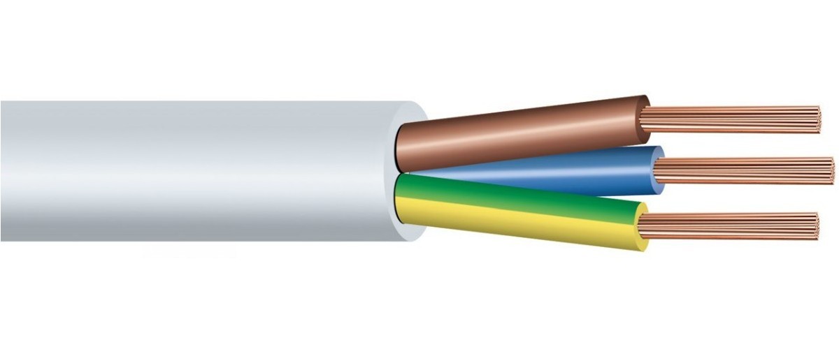 Kabel flexibilní H05VV-F (CYSY) 3G0,75 metráž