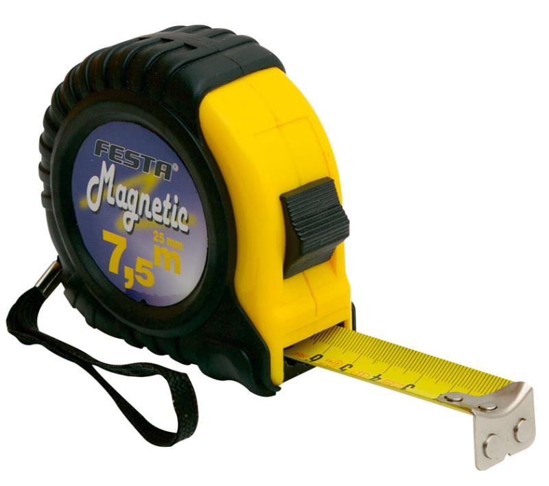 Metr svinovací Magnetic 7,5 m/25 mm