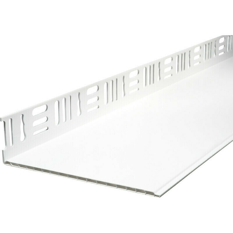 Retek Profil soklový montážní Retek PVC 160 mm 2 m