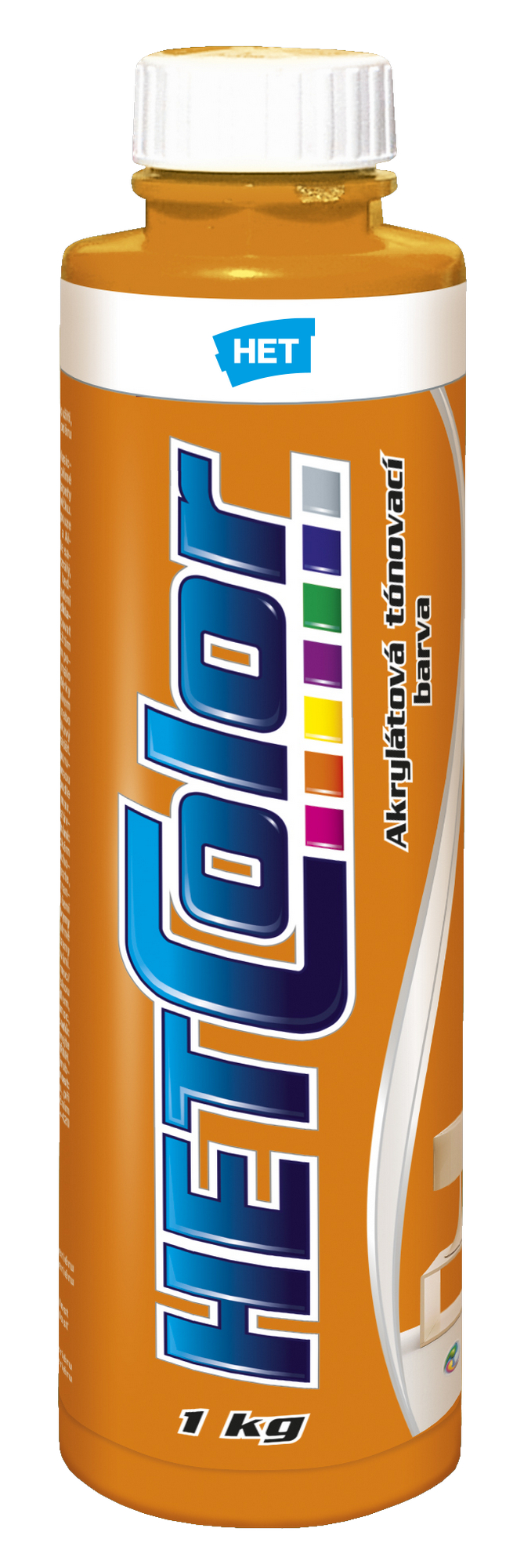 Barva tónovací HET Hetcolor oranžová pastelová 1 kg