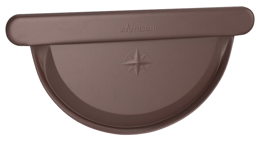Čelo žlabu velké DEKRAIN ROBUST 280 RAL 8017 čokoládově hnědá