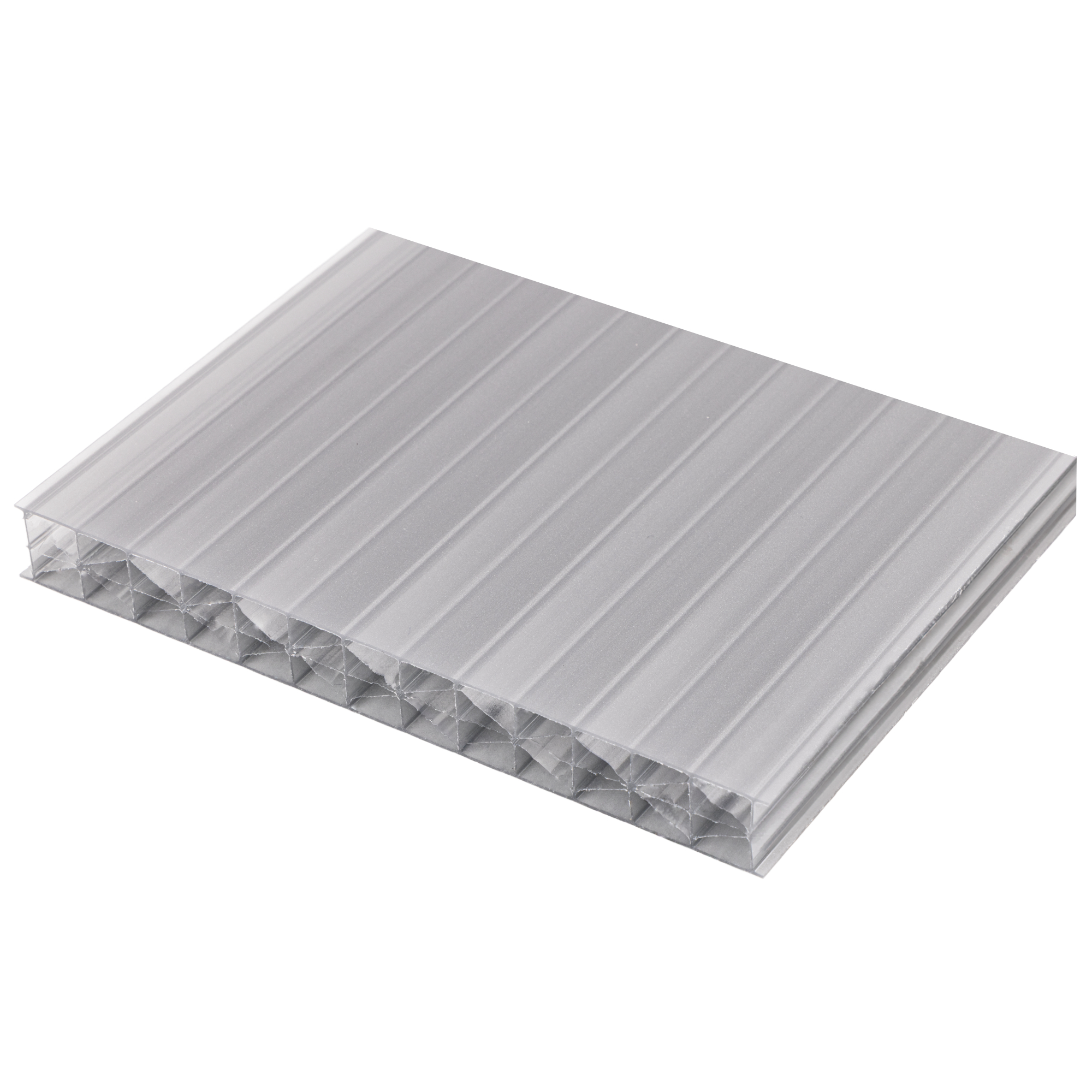 Deska polykarbonátová dutinková MULTICLEAR 16 5X SC 2UV grey 2100×7000 mm