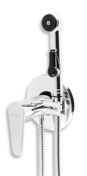 Baterie podomítková Novaservis Titania Fresh 96211,0 chrom s bidetovou sprškou