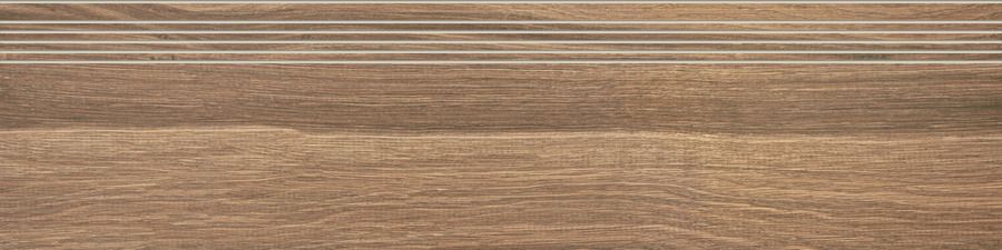 Schodovka Rako Board 30×120 cm hnědá DCPVF143