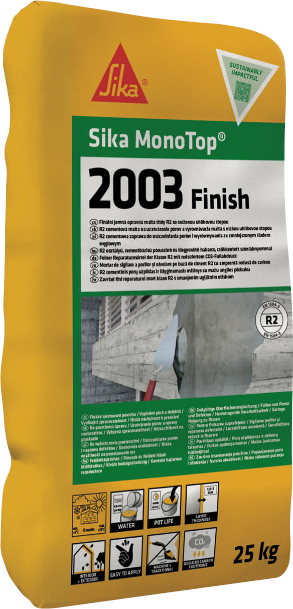 Malta správková jemná Sika MonoTop-2003 Finish 25 kg