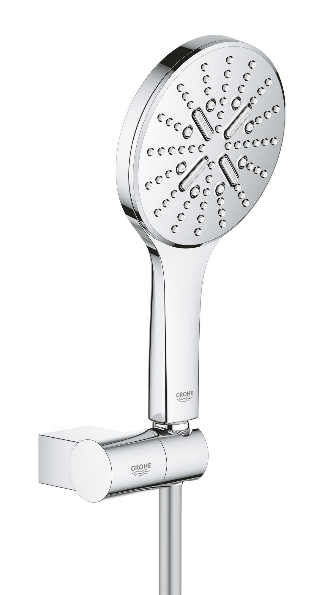 Set ruční sprchy Grohe Rainshower SmartActive 130 3 proudy chrom 26580000