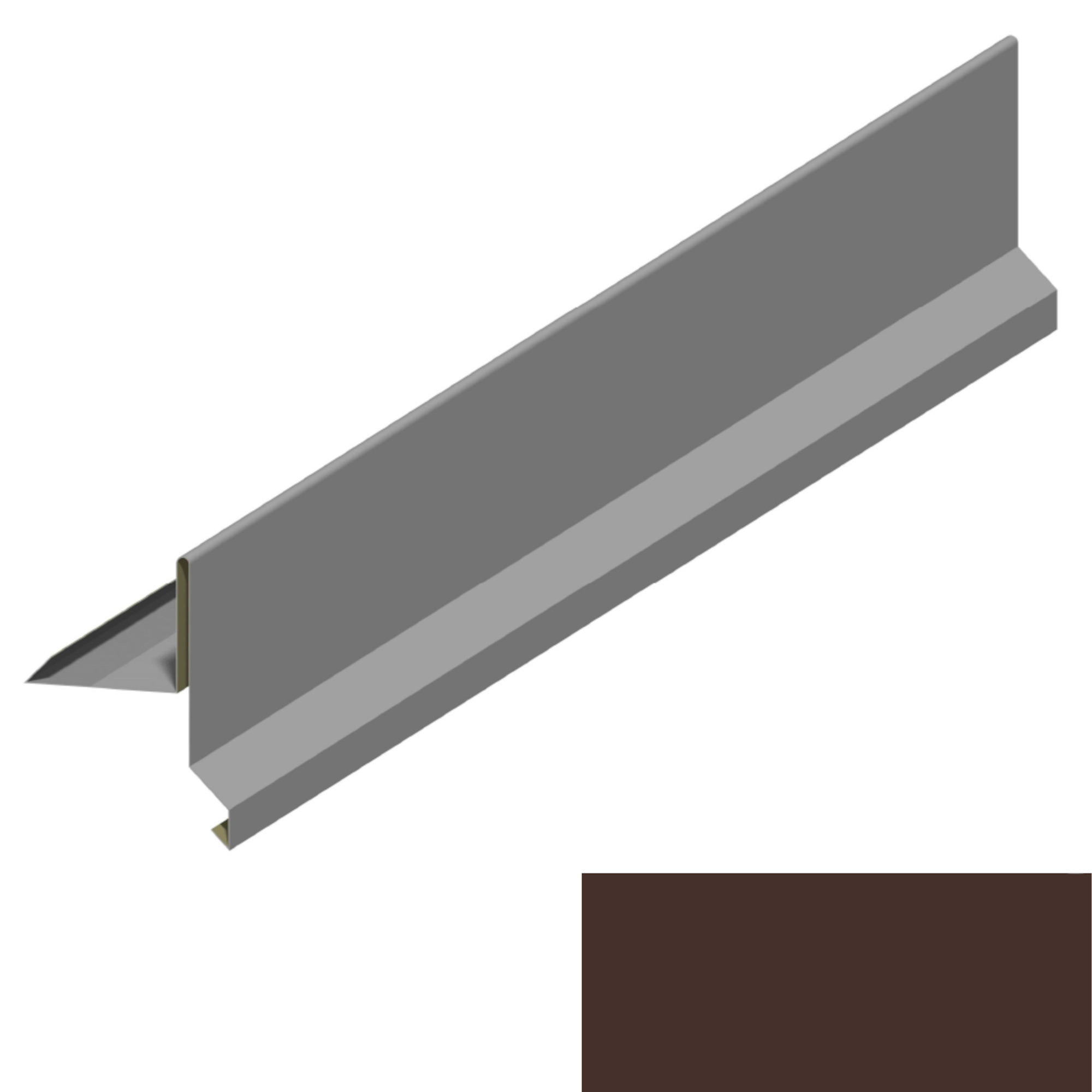 Závětrná lišta RS250SS SP 25 RAL 8017 hnědá