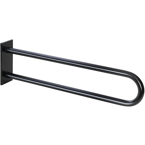 Madlo podpěrné ve tvaru U Bemeta Help 813 mm s krytkou černé