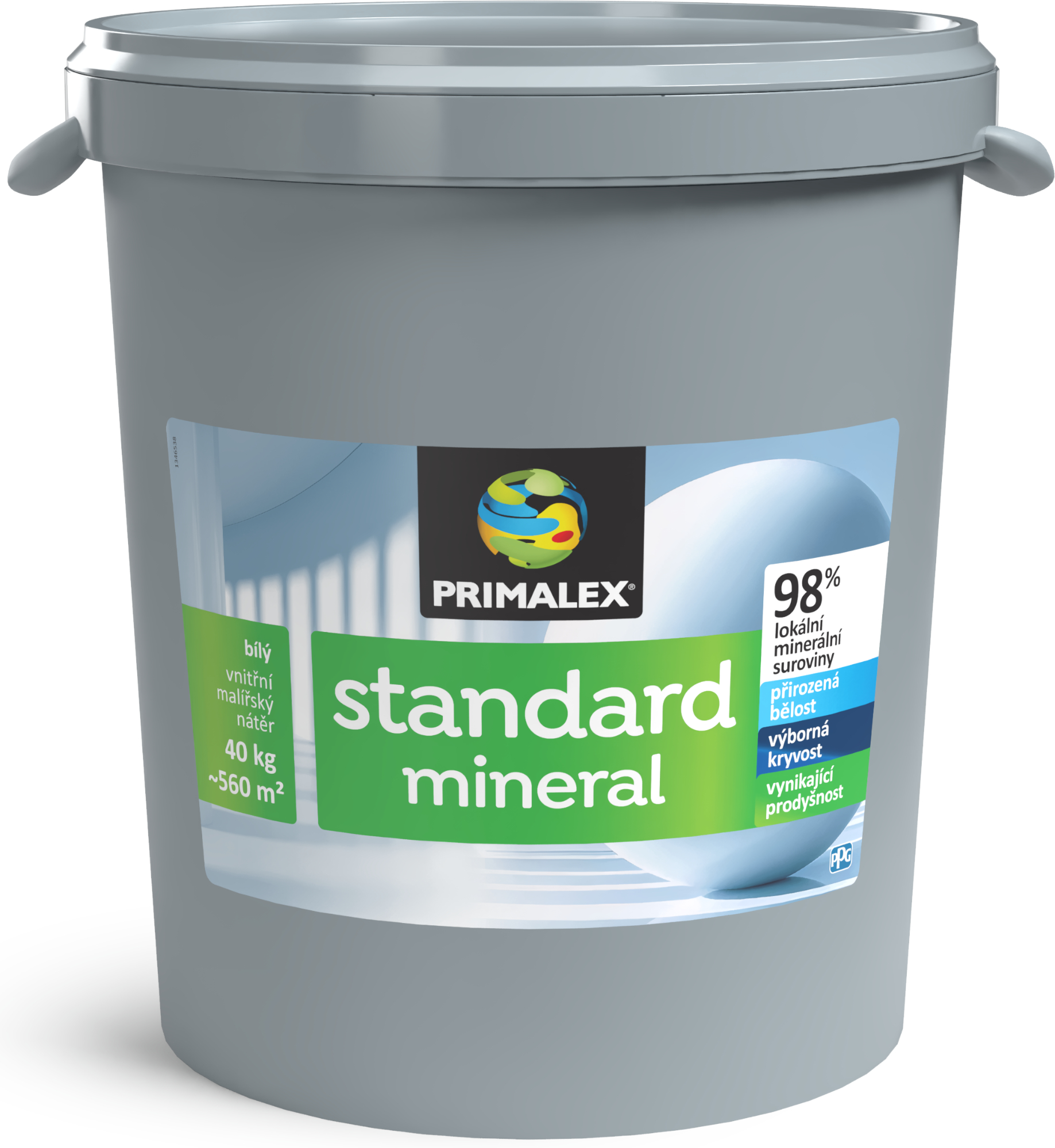 Malba interiérová Primalex Standard bílá, 40 kg