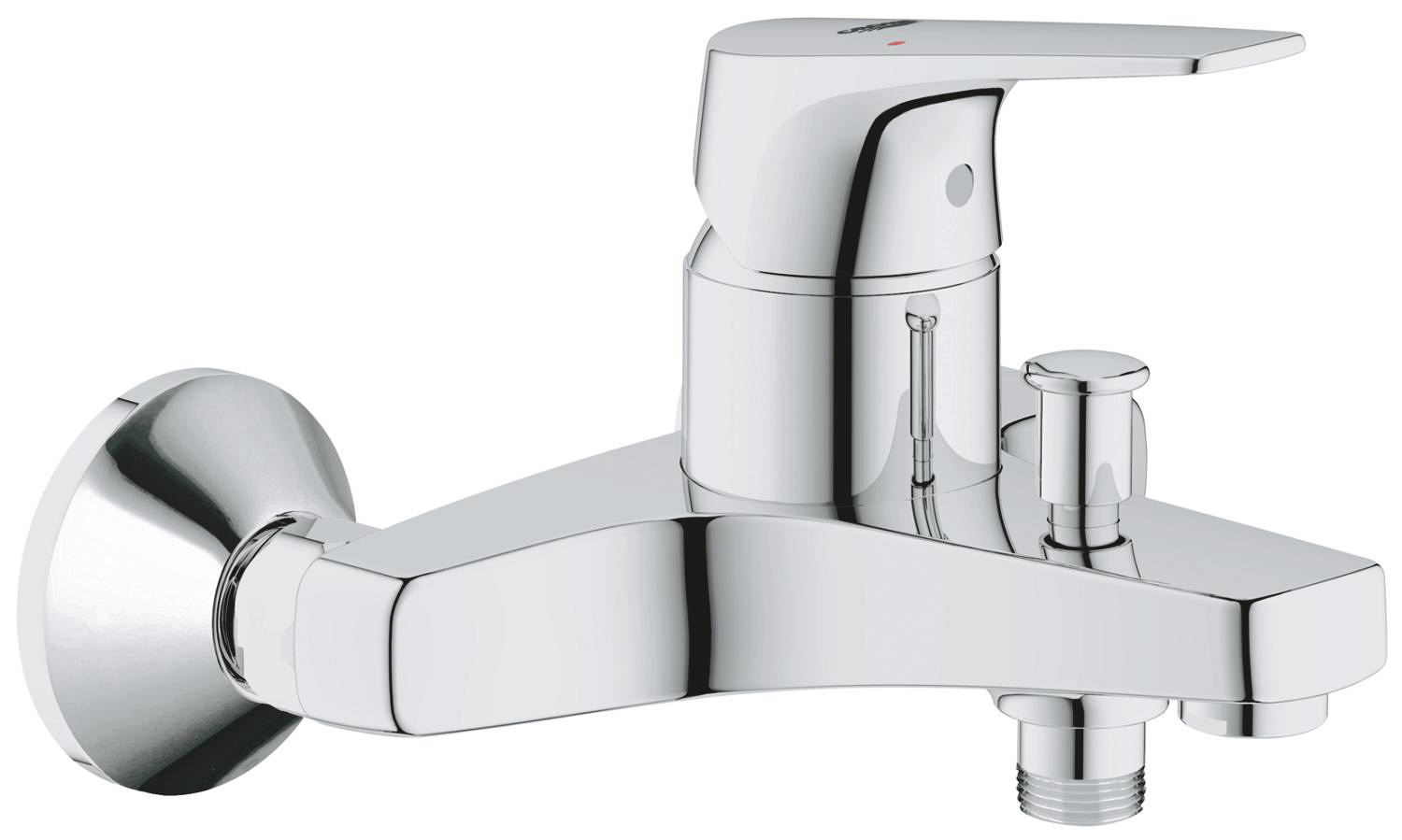 Baterie vanová nástěnná Grohe Start Flow 150 mm chrom s přepínačem 23772000