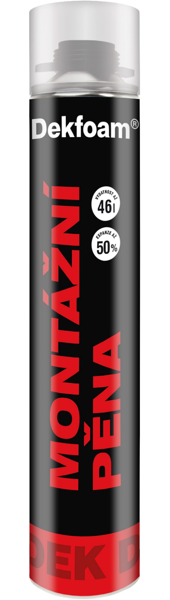 Pěna montážní DEKFOAM pistolová 750 ml