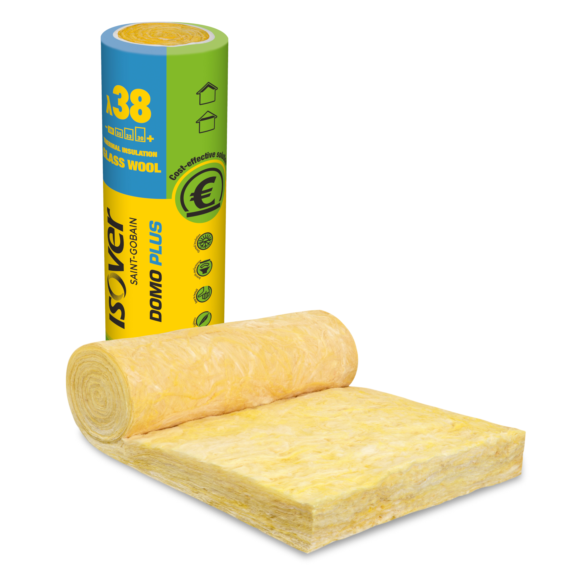 Tepelná izolace Isover DOMO PLUS TWIN 80 mm (13,68 m2/bal.)