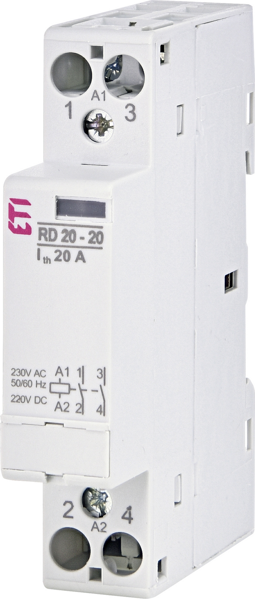 Stykač ETI RD 20-20-230V AC/DC