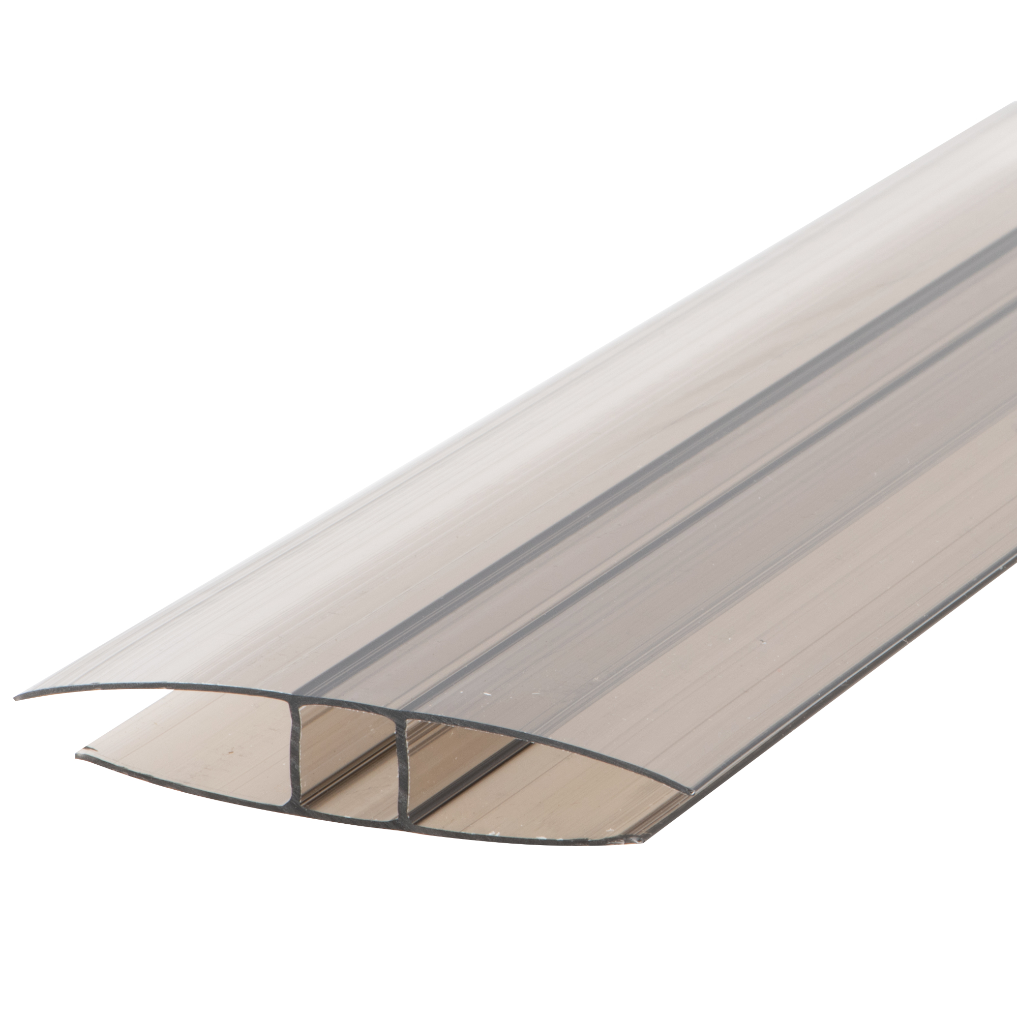 Profil H spojovací plastový bronz 10 mm délka 6 m