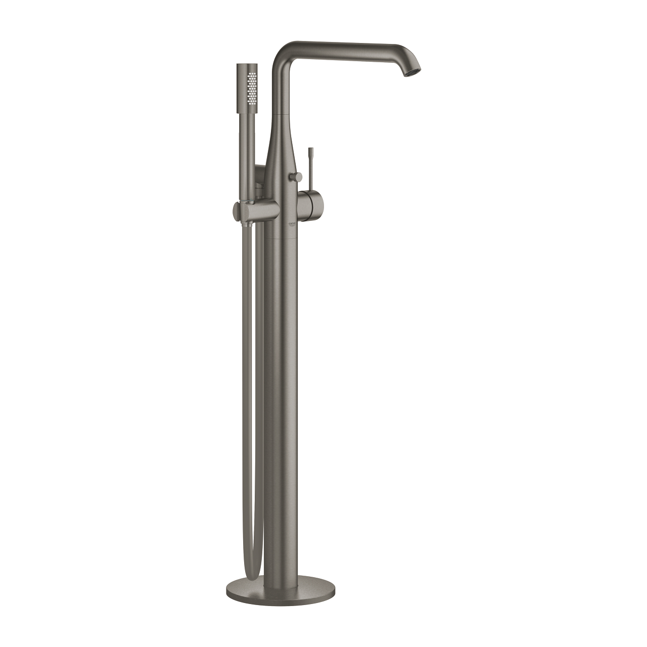 Baterie vanová do podlahy Grohe Essence kartáčovaný Hard Graphite 25248AL1