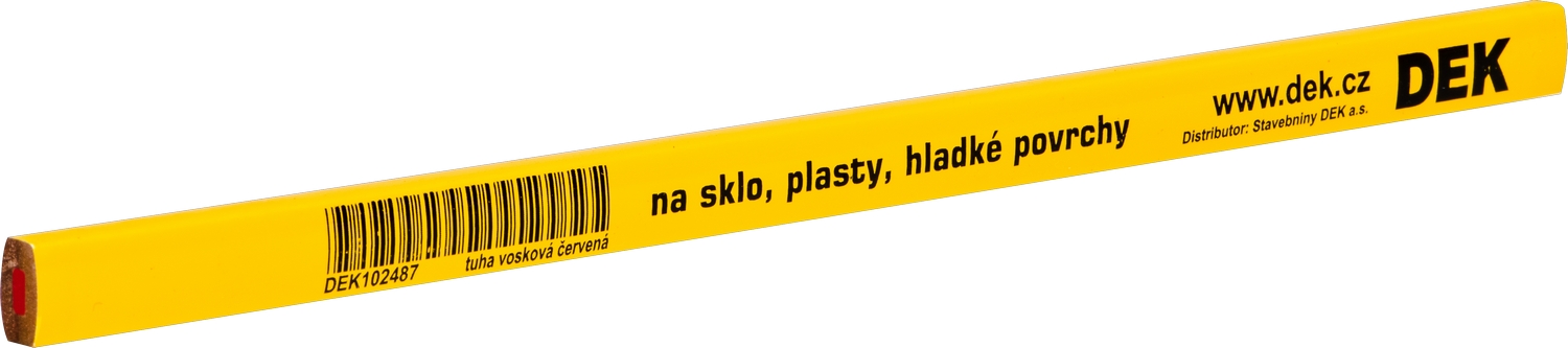 Tužka na hladké povrchy DEK 240 mm žlutá