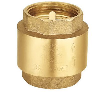 Klapka zpětná závitová 2700B 1/2" celomosazná