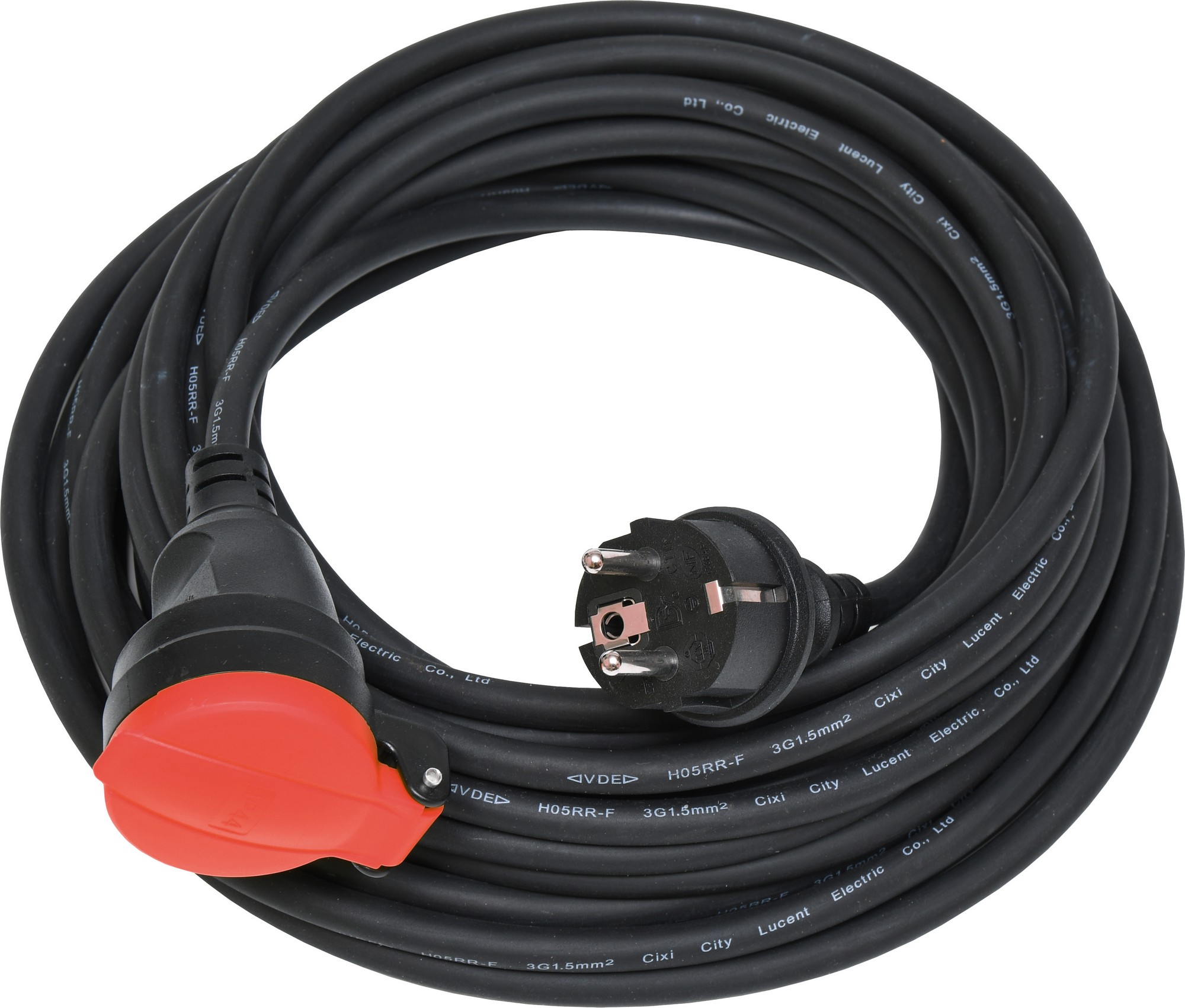 Kabel prodlužovací gumový spojka DEK PR315 15 m 1,5 mm2 IP 44