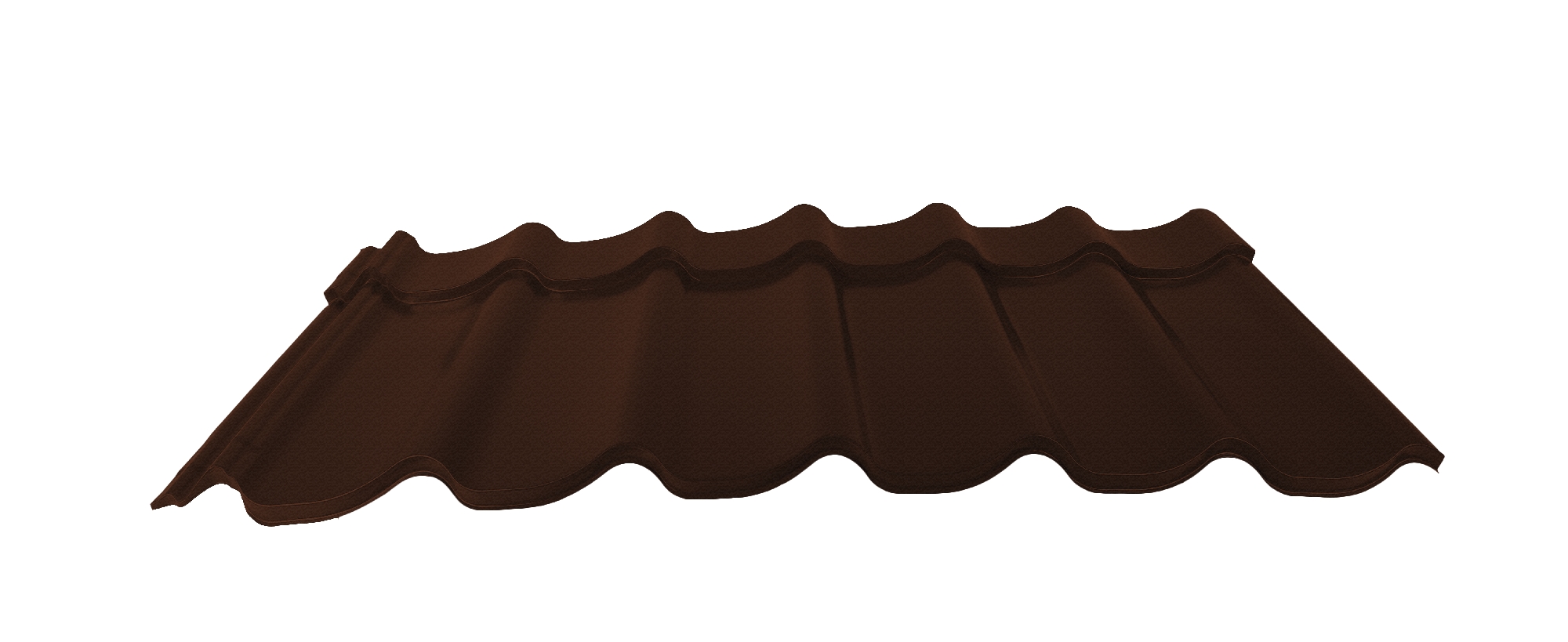 Krytina plechová MAXIDEK SP 35 TEX 2M15A hnědá