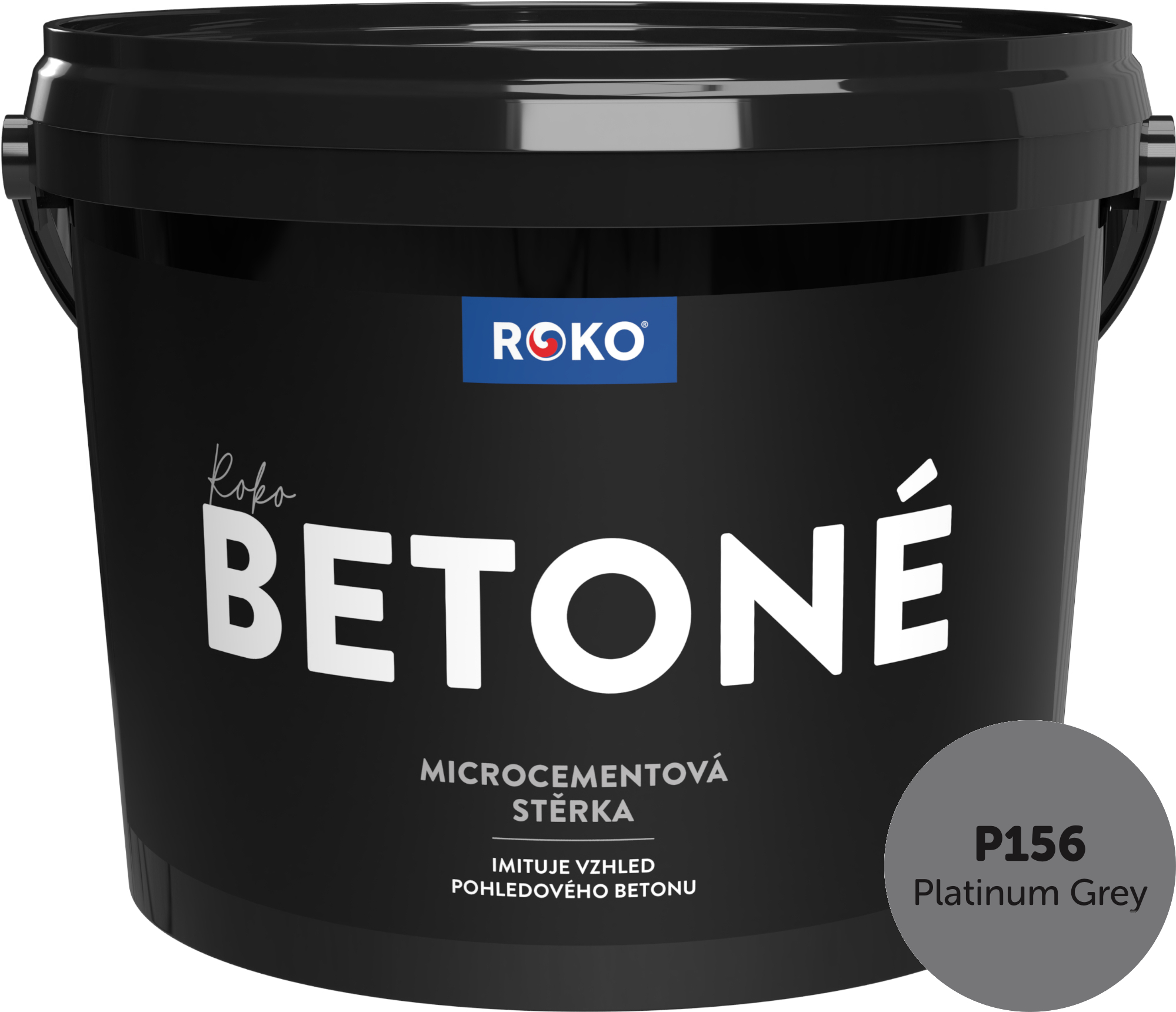 Levně Stěrka dekorativní Roko Betoné P156 Platinum Grey 14 kg
