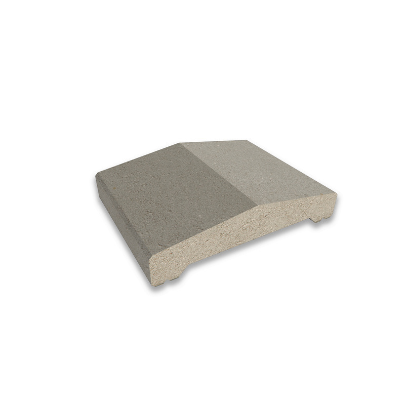CS-BETON Stříška plotová štípaná CS Blok 20 šedá 230×300×70 mm