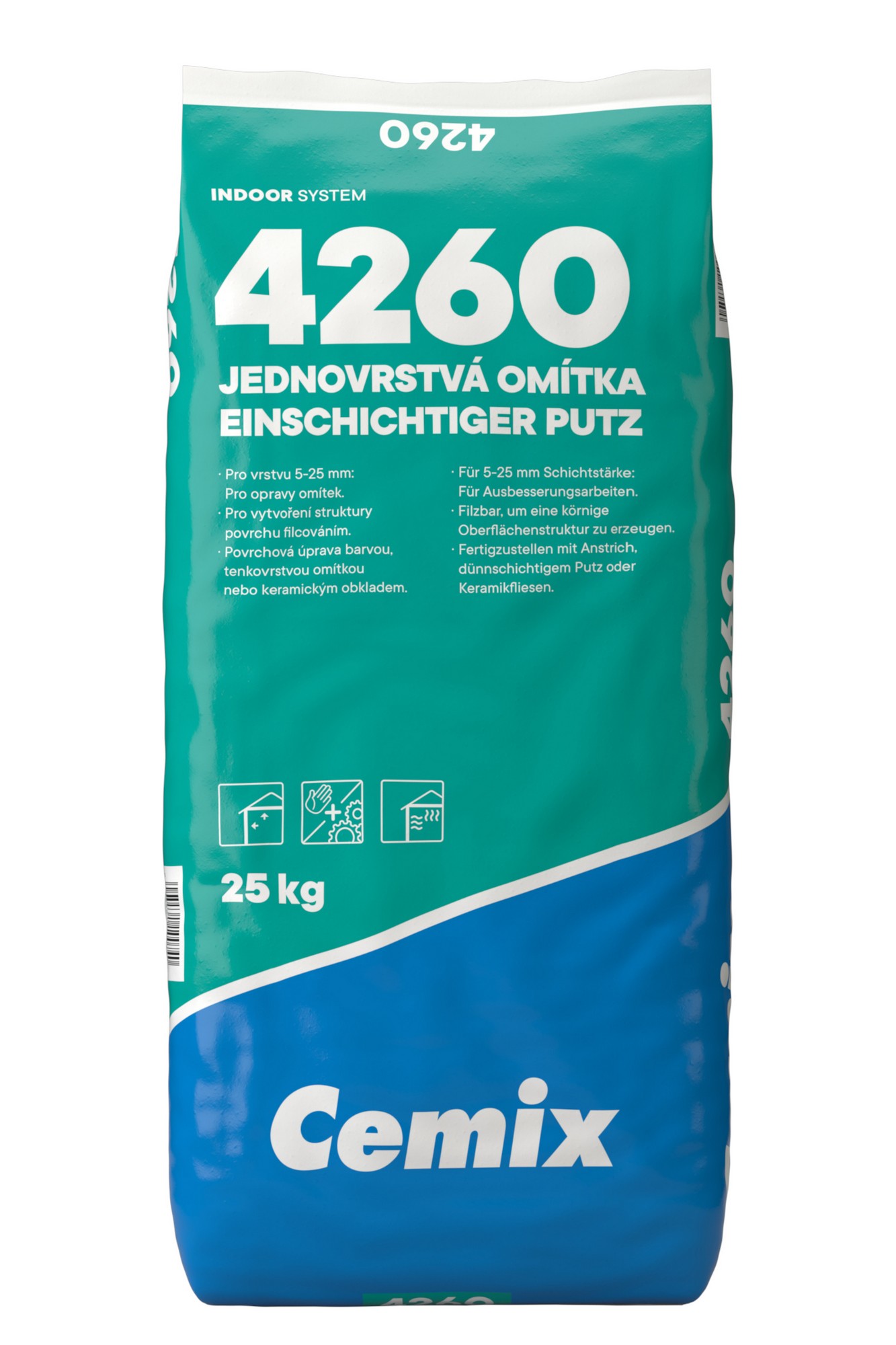 Omítka jednovrstvá Cemix 4260 25 kg