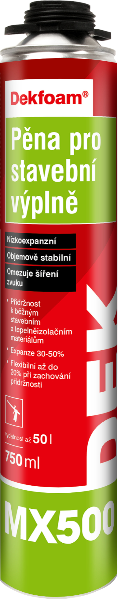 Pěna montážní DEKFOAM MX500 750 ml