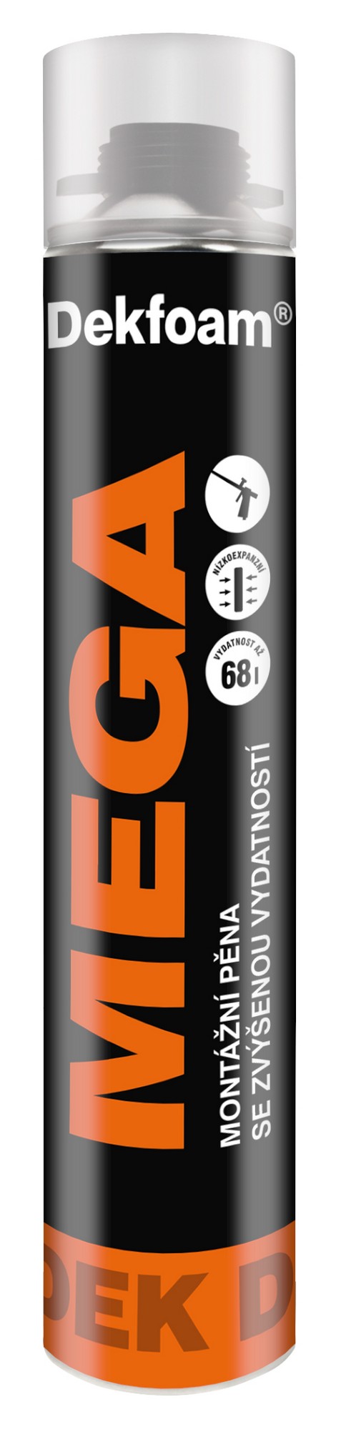 Levně Pěna montážní DEKFOAM MEGA pistolová 870 ml