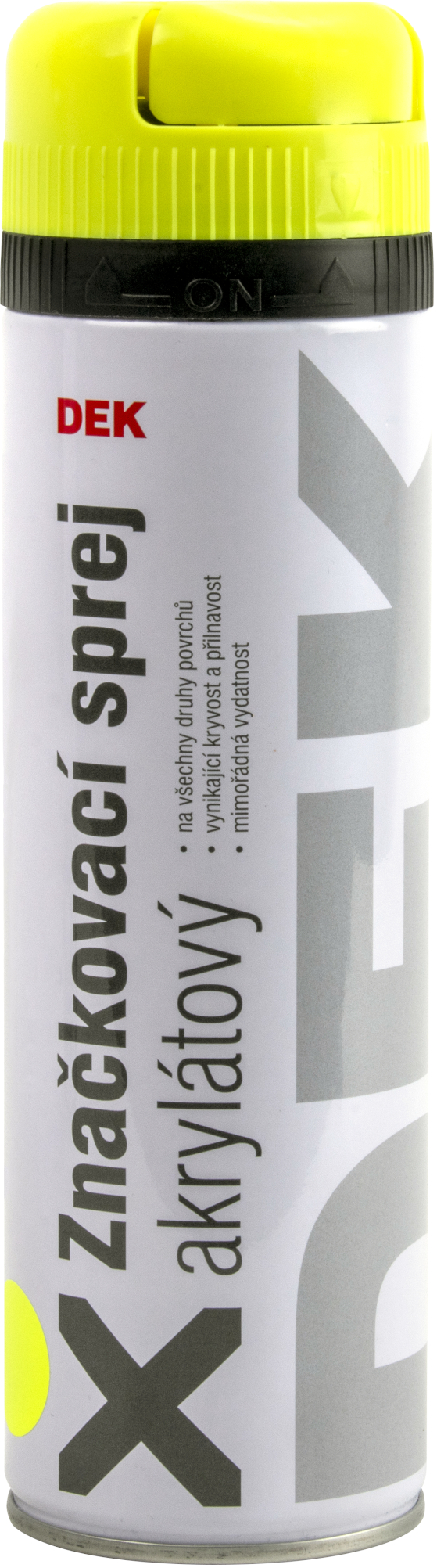 Sprej značkovací DEK žlutý, 0,5 l