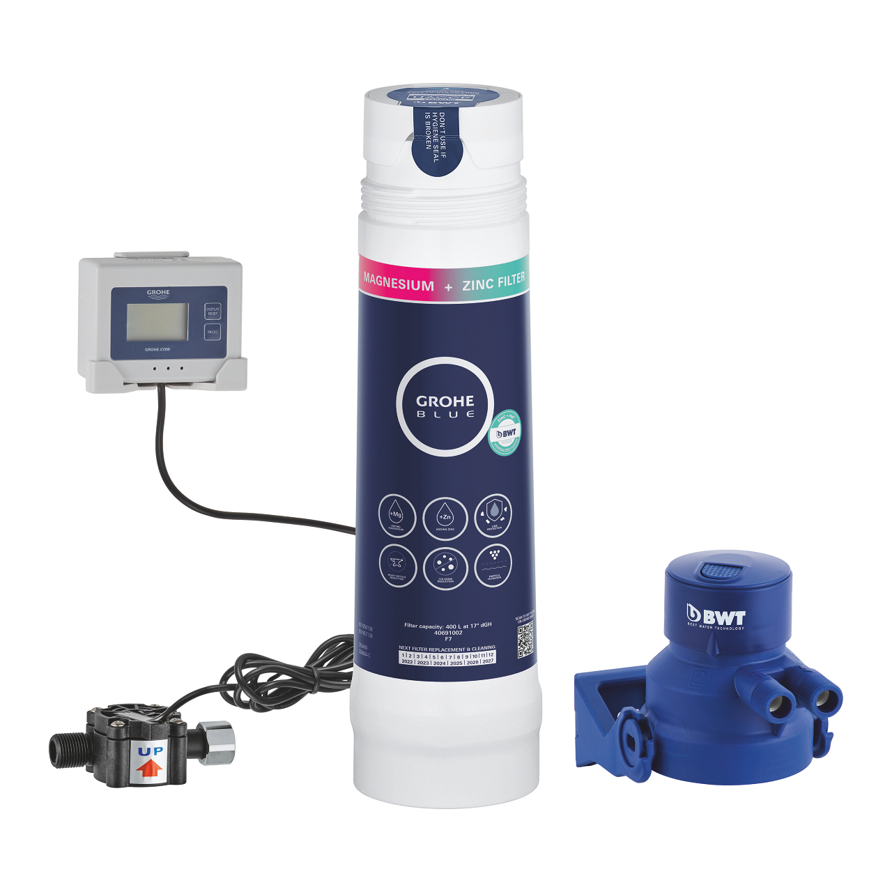 Filtr s filtrační hlavou Grohe Blue magnesium a zinek