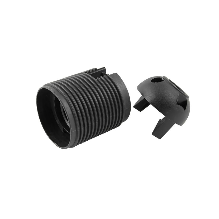 Objímka E27 Eleman černá