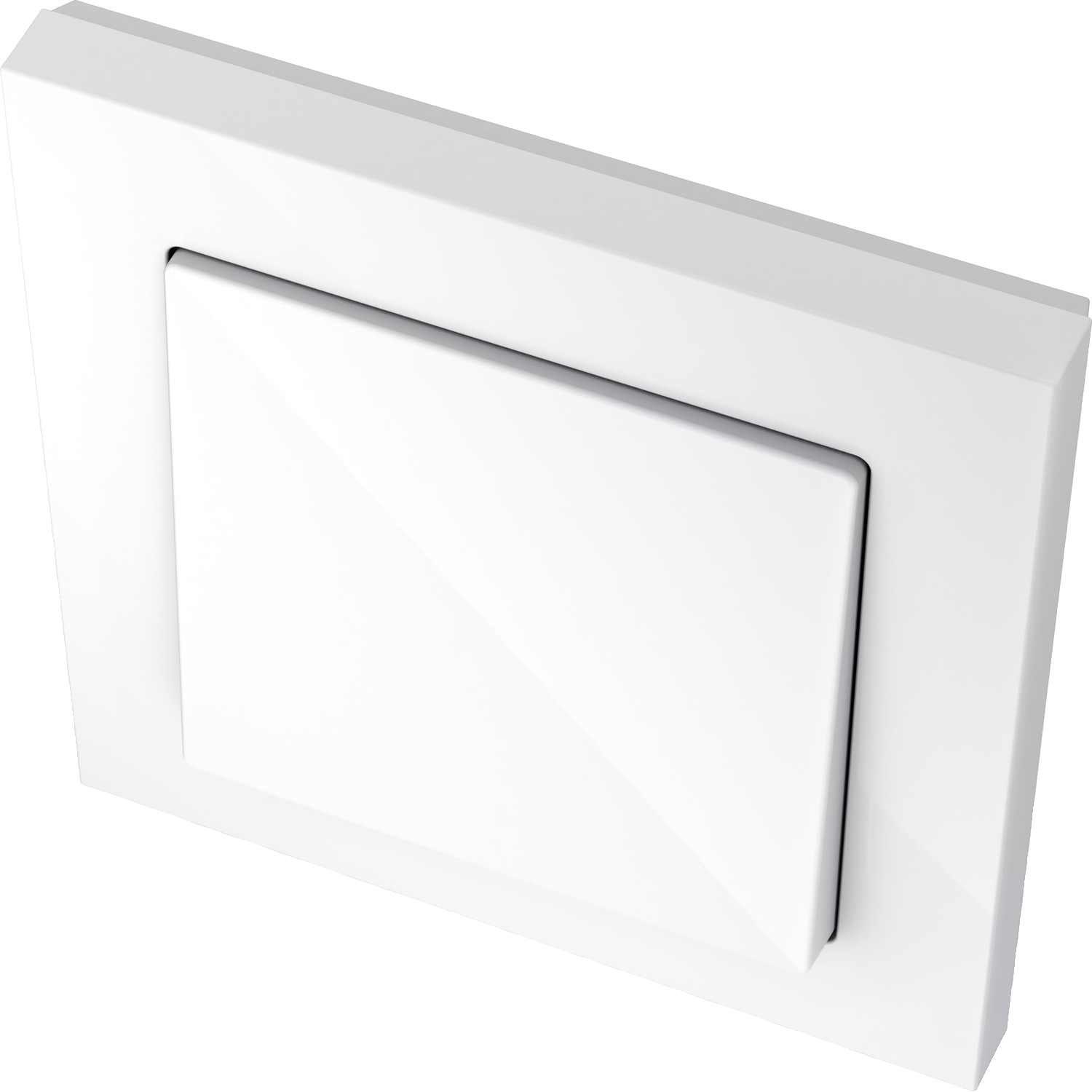 Kryt spínač jednoduchý Schneider Merten polar