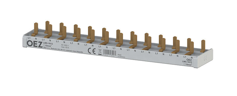 Lišta propojovací OEZ LMS-1N60 1+Npól 10 mm2