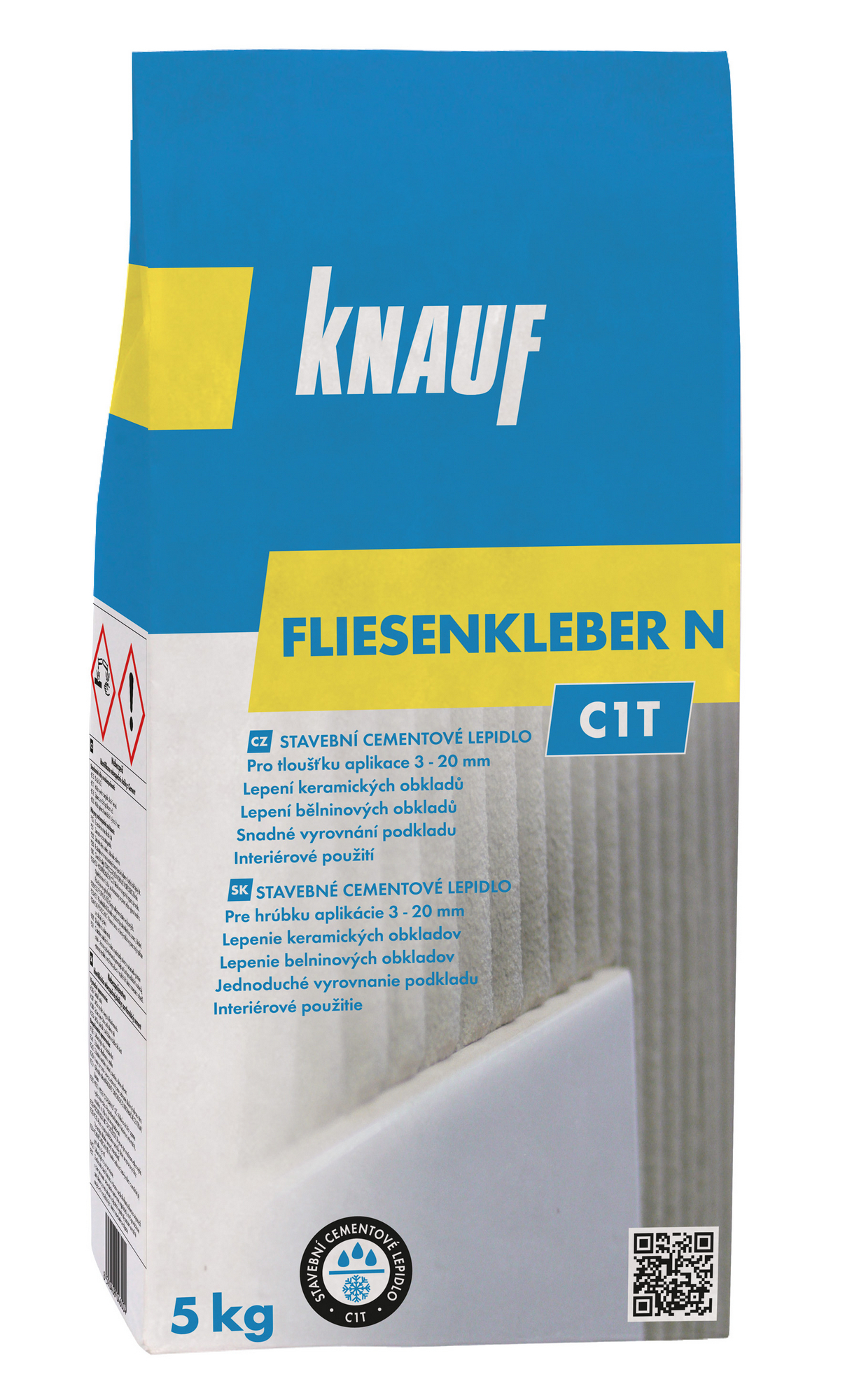 Lepidlo cementové C1T Knauf Fliesenkleber N 5 kg