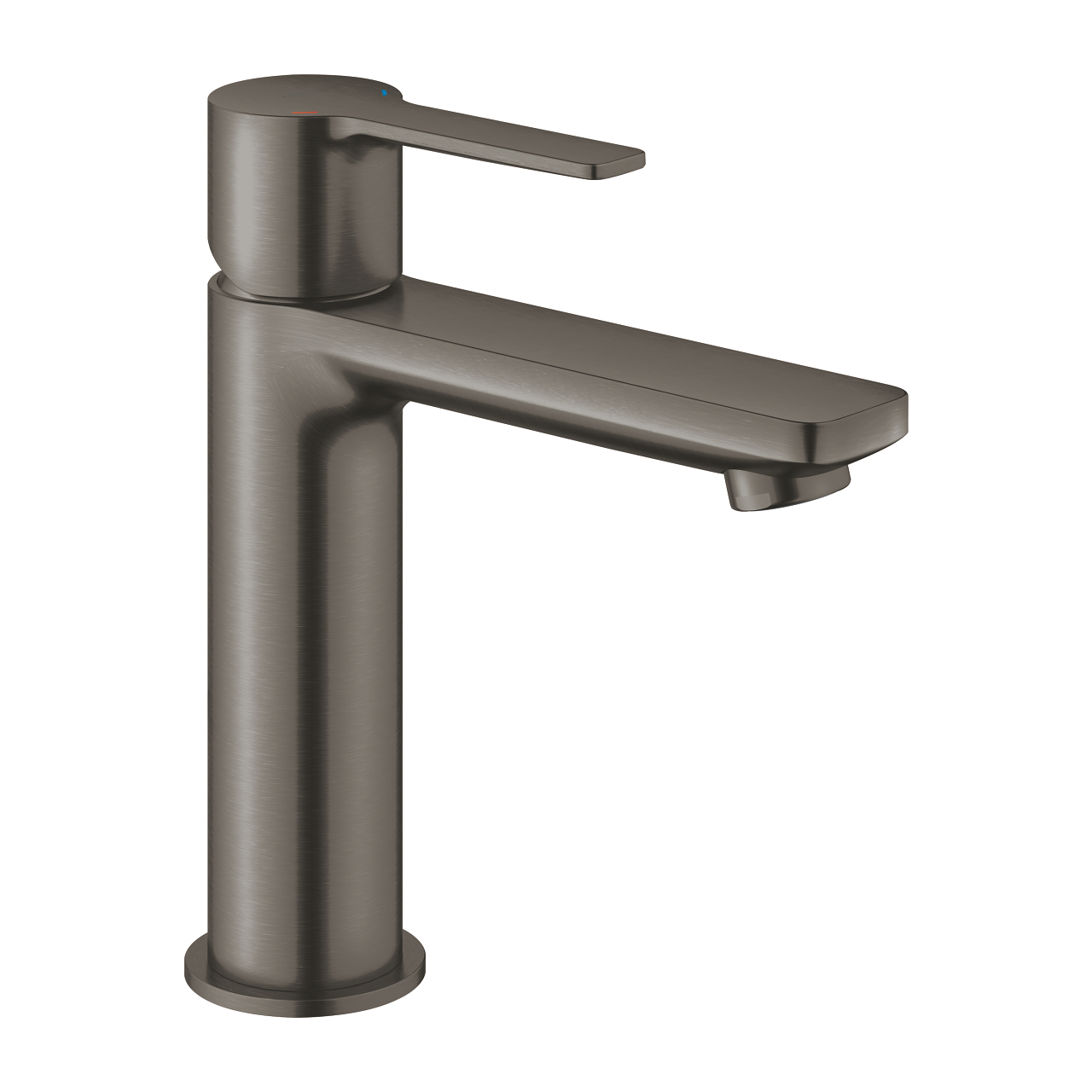 Baterie umyvadlová stojánková Grohe Lineare velikost S kartáčovaný Hard Graphite 23106AL1