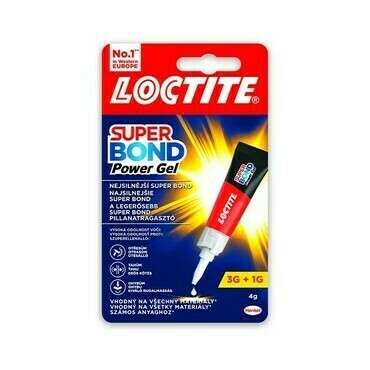 Lepidlo sekundové Loctite Super Bond Power Gel 4 g