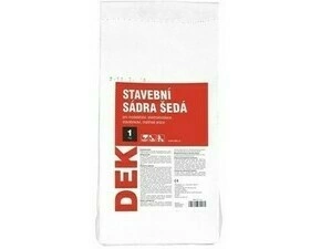 Sadra stavebná DEK šedá 1 kg