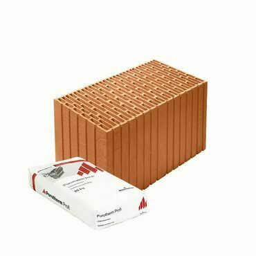 Tehla brúsená Porotherm 44 EKO+ Profi P8 rohová