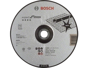Kotúč korundový Bosch Expert for Inox 230×22,23×1,9 mm s prelisom