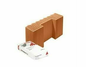 Tehla brúsená Porotherm 50 EKO+ Profi P8 polovičná koncová