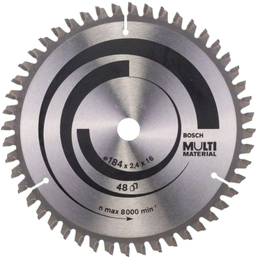 Kotúč pílový na rôzne materiály Bosch Standard for Multi Material 184×16×2,4 mm 48 zubov