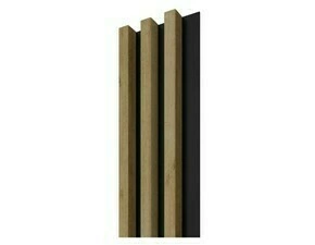 Lamela stenová Stegu Linea Slim 3 Panel dub/čierna