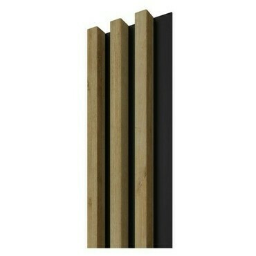 Lamela stenová Stegu Linea Slim 3 Panel dub/čierna