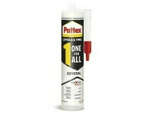 Lepidlo montážne Pattex One For All Crystal 290 ml